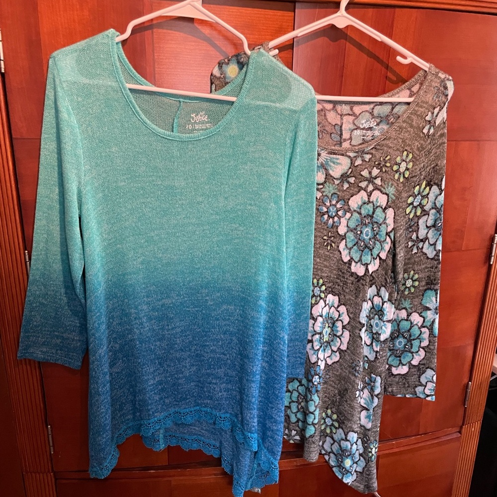 Justice 2PC long sleeve blouse bundle size 20
